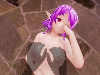 H3DC: 3D Sesso hentai con un elfo carino