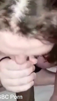 Sucking Licking His Big Black Cock