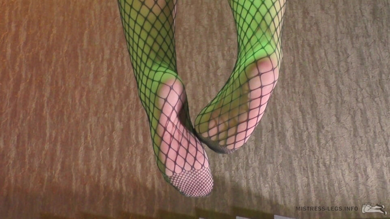 Mistress Legs: Under sexy legs in pantyhose and fishnets