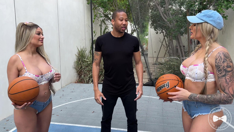 John Legendary: Busty Cheating Pawgs Fuck BBC Coach on Basketball Court