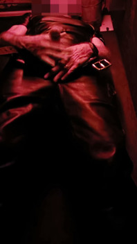 Cruising the Darkroom in Leather Pants