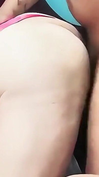Mature White Ass Fucking Doggy Style and Riding Her Lover's Cock