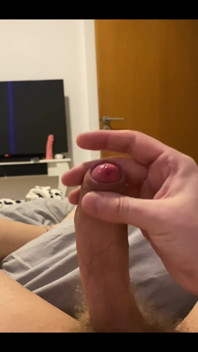 Playing with That String of Cum