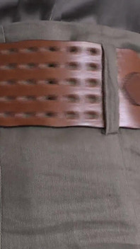 Exciting Belt Fitting with a Linen Skirt, Part 1, Lady Victoria Valente