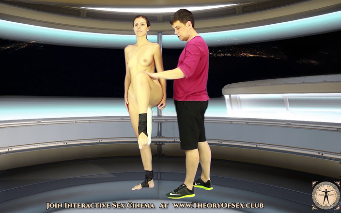 TheoryOfSex: Submisivní cvičení Julia V Zemi s bílým zadkem ocasu vachů