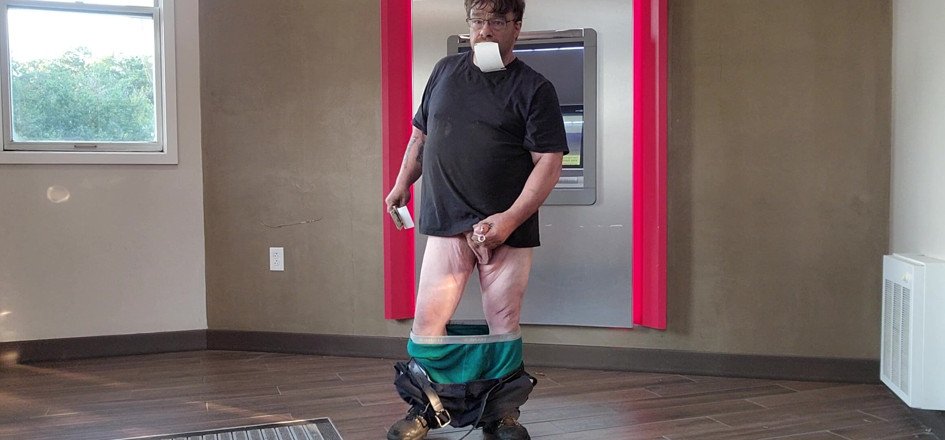 Fat boy: bei der bank