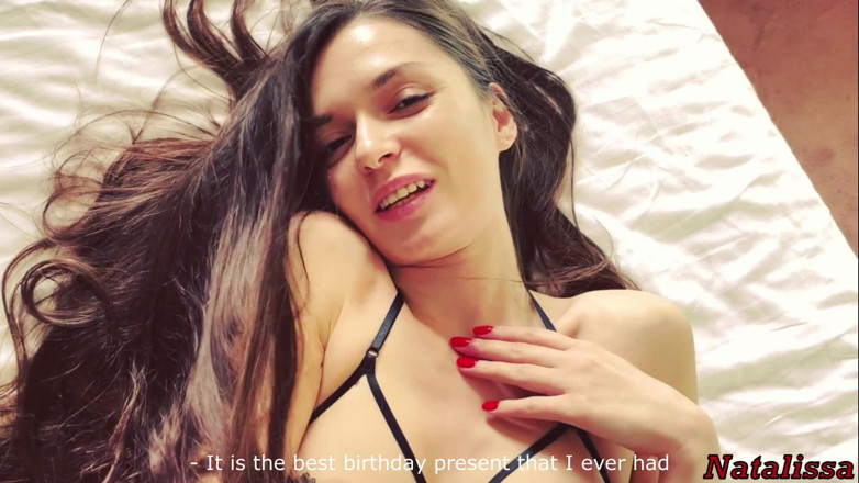 Natalissa: Creampie is the best birthday gift to my 18 years old...