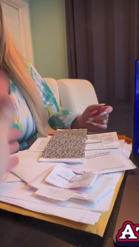 Pornstar Blows Her Accountant and Gets a Big Return