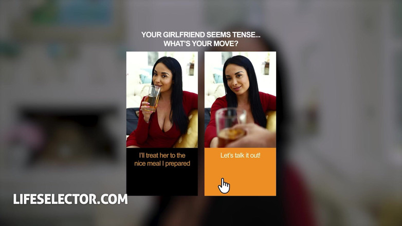 LifeSelector: Simon kitty lagi asik mainin kontolmu dengan spontan