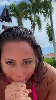 Wild Blowjob with Hot Latina Carmela Clutch