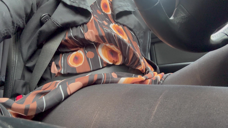 Step Mommy: Elegant Stepmom Drives to the Office Wearing Tights and a...