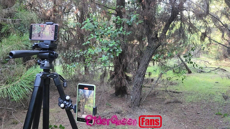 Riderqueen BBW Step Mom Latina Ebony: Riderqueen seul, dehors, vidéos pour les fans