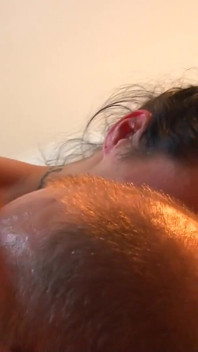 Hot German couple fucks in the kitchen