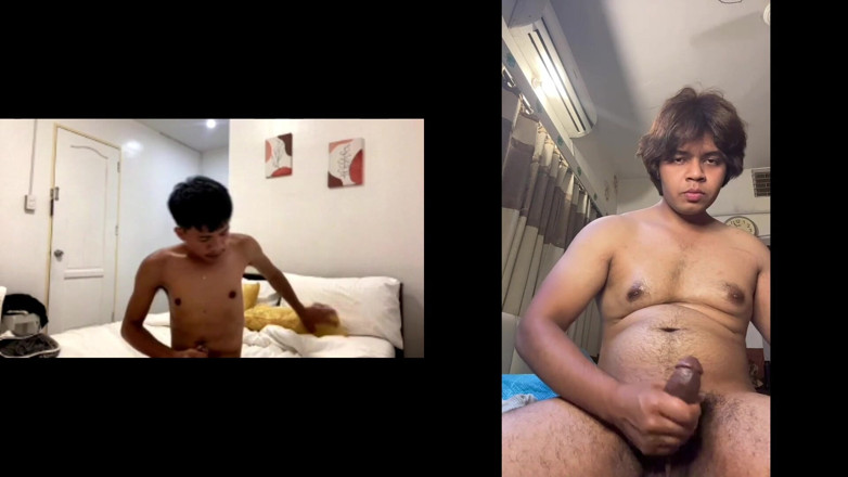 Jameson Official: Twink Asia menggerudi twink India secara langsung pada kamera
