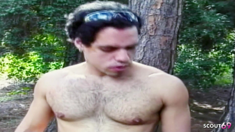 Shemale TS Collection: Redhead Tranny Fucked Anally by Guys in an Outdoor Threesome