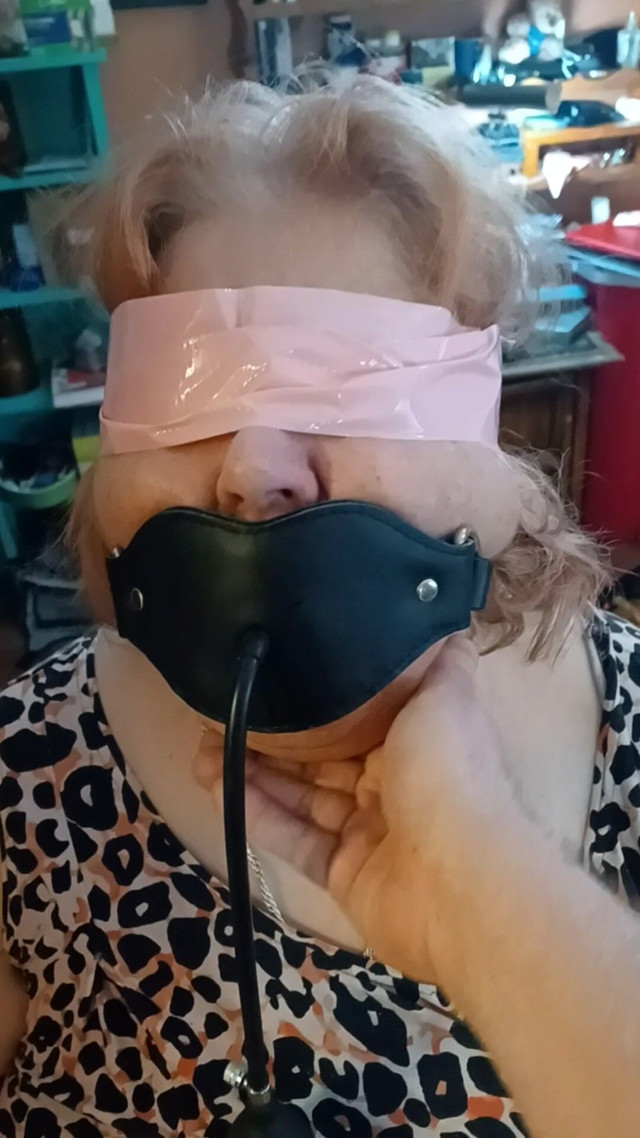 Preview of My Newest Gaged Tied up (BBW nurse Vicki adventures with friends)