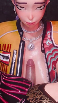 Rumi Mira Zoey Huntrix triplu cu țâțele 3D