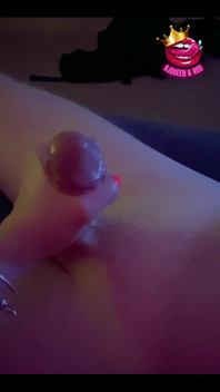 After Some Intense Edging His Cock Was Leaking Precum so I Gave It a Few More Strokes