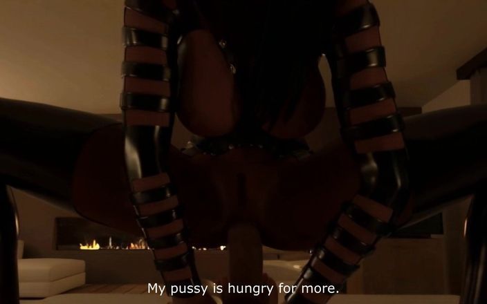 NSFW Gaming: Üvey kız kardeş yeni üvey erkek kardeşini sağıyor (binme ve sikiş)
