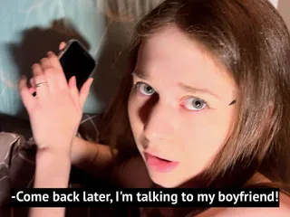 I'm talking to my boyfriend right now, I remember I promised you sex