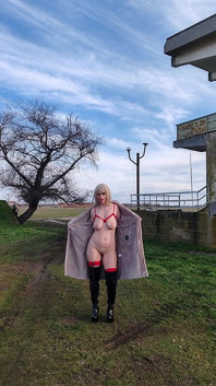 The Little Whore Undresses at the Old Stadium