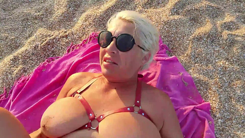 Crazyfamily 1970: Family Sex on the Beach with Stepson.