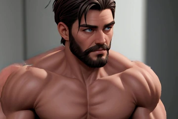 Erotic Man: Unreal Hunks Handsome 3D Cgi Men