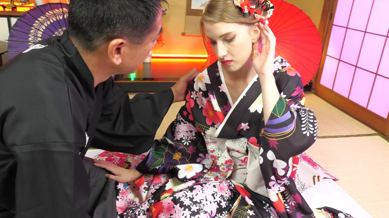 Japornxxx: Oiran Geisha Sad Love duro foda-octavia red-ichiro-cum em face 4K sem...