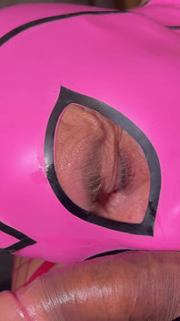 Elizabth Goes with Barbie Mask