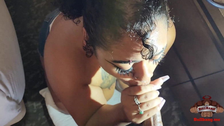 Bull Bang Gang Official: POV Cum Swallowing with Newbie