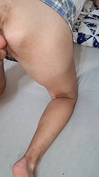 Double Penetration of a Tiny Teen's Pussy Beautiful Ass