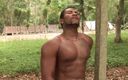 Male Dream: Anh chàng da đen cắt cơ bắp sạch sẽ thủ dâm...