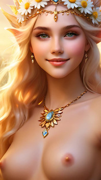 Si cantik bugil lagi asik muasin daisy pakai slideshow artistik berlian warna sunlit gold diamond