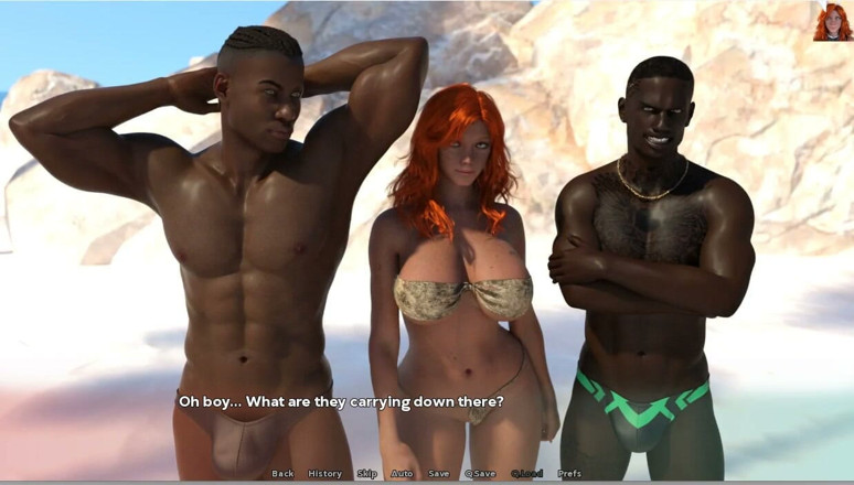 XXX Games Bunk: Fate Won't Seperate Us - Two Black Men Posed with White...