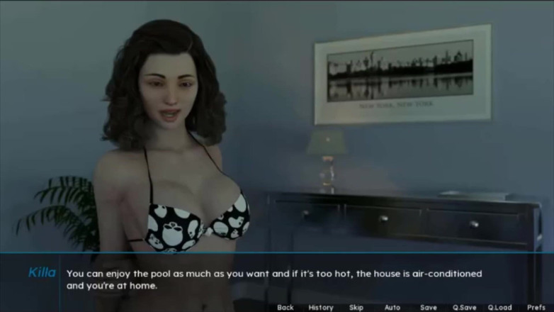 Visual Novels: Summer Scent bahagian 2 (laluan adik tiri)