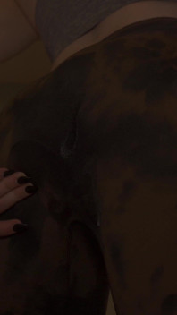 Showing off My Cum Filled Hole