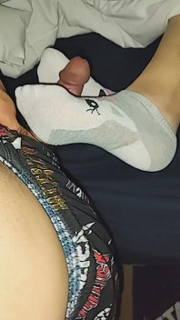 Travieso Pequeño Unicornio en calcetines con calcetines sockjob cum