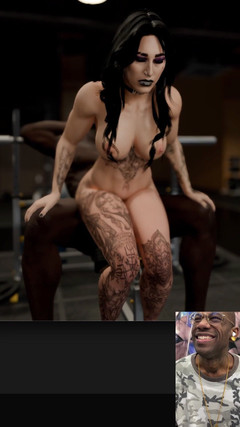 Good news media: Goth-meisje berijdt voor het eerst een grote zwarte lul in...