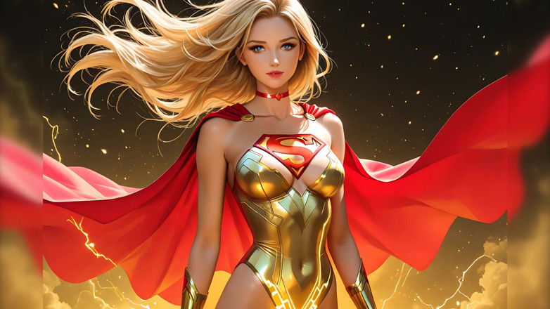 LustRender: Lustrender: Elf Heroine Golden Mist Descent Radiant Glow - Ai Video
