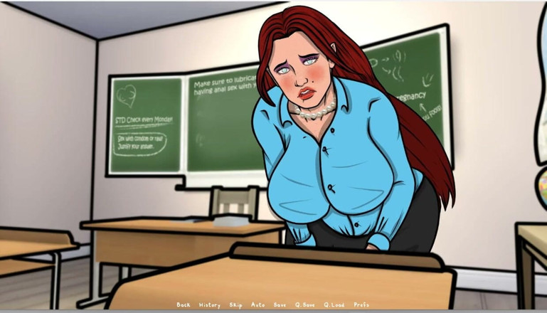 XXX Games Bunk: Lust Town - Gameplay - Roleplay - Teacher Seduced the Detention Student