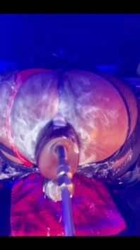 Nasty Creamy Bubble Butt Gaped and Fart Fucked on Sex Machine