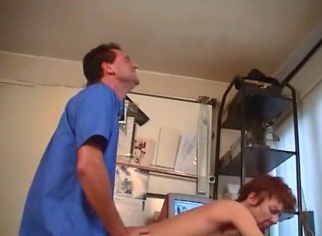 Analiscius: Redhead MILF slut takes cock in her shaved ass