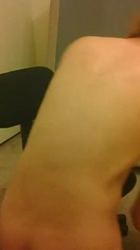 Transwoman Spanking Her Self Playfully