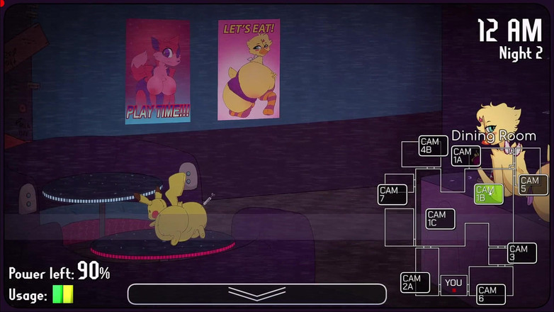LewdArcade: Cinco noches en fuzzboobs edición definitiva juego porno [parte 01] Juego de...