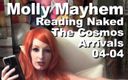 Cosmos naked readers: Mollie Mayhem reading naked The Cosmos Arrivals pxpc1044-001