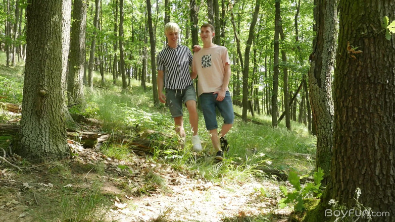 Boyfun: A Hike In The Woods Turns Into A Hot Twink 3some...