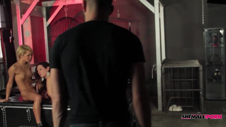 Tgirl Japan: Miran + Nicole + Wolf = episch trio!