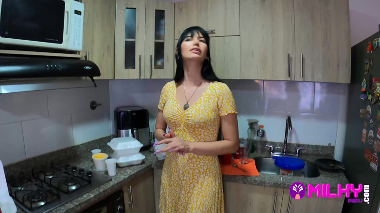 Milky Peru: Domestic Helper Perverted Boss Takes Advantage of Her Situation - Yenifer...