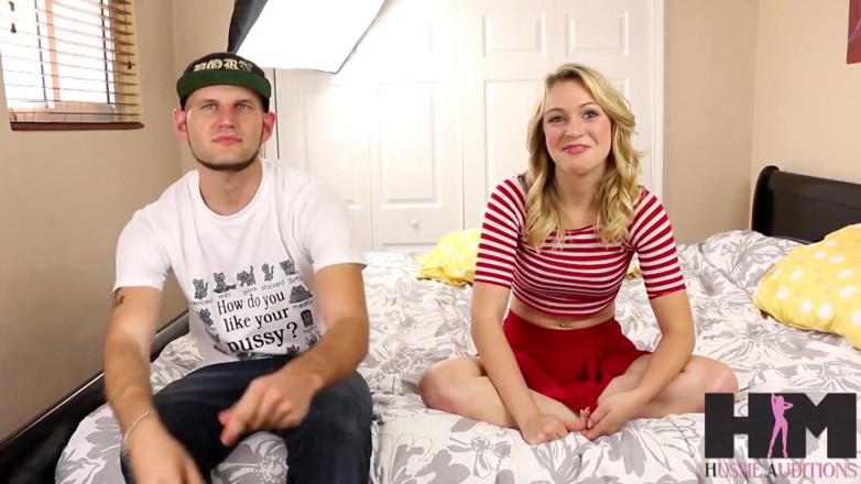 Hussie Auditions: Cali Sparks' aka Zoey Taylor First B/g Scene with Brian...