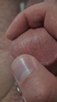 Semi Soft Circumcised Dick Playing in Bath